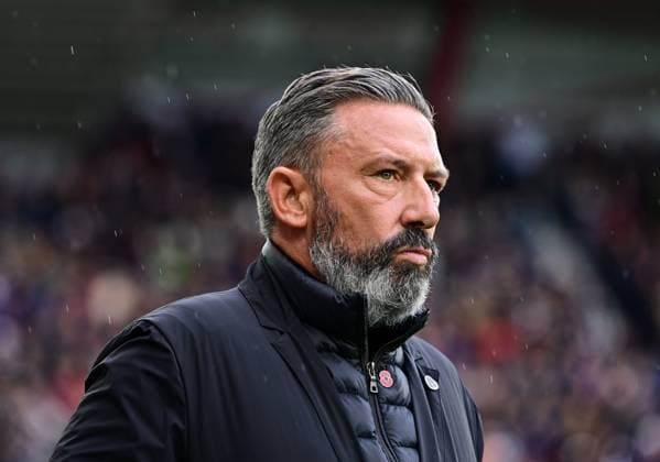 Derek McInnes, manager of Heart of Midlothian Heart of Midlothian v Celtic, William Hill Scottish Premiership, Football, Tynecastle Park, Edinburgh, Scotland, UK - 26 Oct 2025Edinburgh Tynecastle Park United Kingdom EDITORIAL USE ONLY No use with unauthorised audio, video, data, fixture lists, club league logos or live services. Online in-match use limited to 120 images, no video emulation. No use in betting, games or single club league player publications. Copyright: xMarkxRunnacles Shutterstockx 15593438bp