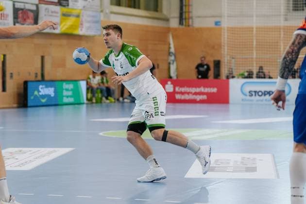 Timm Buck (HC Oppenweiler-Backnang, 06) HC Oppenweiler-Backnang vs. HBW Balingen-Weilstetten, Handball, 2. Bundesliga, 9. Spieltag, Saison 2025 2026, 26.10.2025, HC Oppenweiler-Backnang vs. HBW Balingen-Weilstetten, Handball, 2. Bundesliga, 9. Spieltag, Saison 2025 2026, 26.10.2025 Backnang Copyright: xEibner-Pressefoto LarsxNeumannx EP_LNN