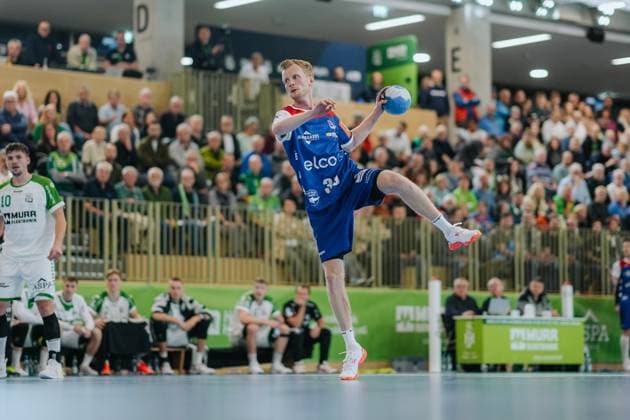 Sascha Pfattheicher (HBW Balingen-Weilstetten, 30) erfolgrerich beim 7-Meter, HC Oppenweiler-Backnang vs. HBW Balingen-Weilstetten, Handball, 2. Bundesliga, 9. Spieltag, Saison 2025 2026, 26.10.2025, HC Oppenweiler-Backnang vs. HBW Balingen-Weilstetten, Handball, 2. Bundesliga, 9. Spieltag, Saison 2025 2026, 26.10.2025 Backnang Copyright: xEibner-Pressefoto LarsxNeumannx EP_LNN