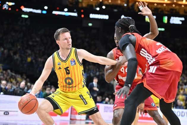 GER, Alba Berlin gegen FC Bayern Muenchen, Basketball, easyCredit Basketball League, Saison 2025 2026, 5. Spieltag, 26.10.2025 GER, Alba Berlin gegen FC Bayern Muenchen, Basketball, easyCredit Basketball League, Saison 2025 2026, 5. Spieltag, 26.10.2025 Berlin Copyright: xEibner-Pressefoto RyanxSleimanx EP_RSN