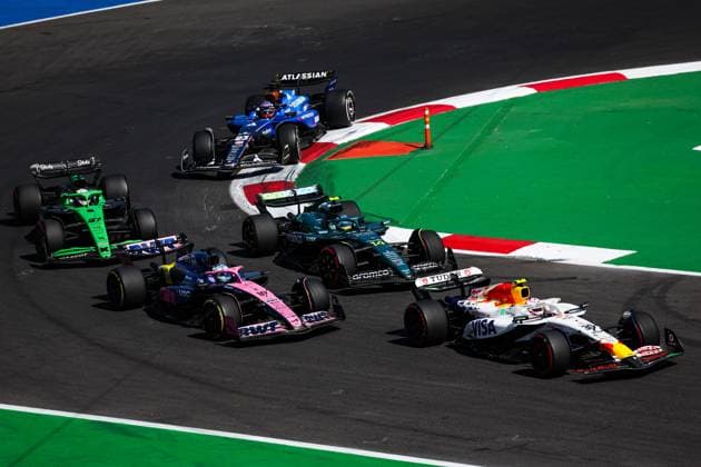 F1 - MEXICO CITY GRAND PRIX 2025 30 LAWSON Liam (nzl), Visa Cash App RB F1 Team VCARB02, 10 GASLY Pierre (fra), Alpine F1 Team A525, 14 ALONSO Fernando (spa), Aston Martin F1 Team AMR24, 27 HULKENBERG Nico (ger), Stake F1 Team Kick C45, 23 ALBON Alexander (tha), Williams Racing FW47, action during the 2025 Formula 1 Mexico City Grand Prix, 20th round of the 2025 FIA Formula One World Championship, WM, Weltmeisterschaft from October 24 to 26, 2025 on the Autodromo Hermanos Rodriguez, in Mexico City, Mexico - Mexico CityMexico Copyright: xFLORENTxGOODENx