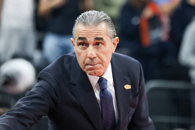 Sergio Scariolo (Real Madrid, Cheftrainer), GER, FC Bayern Basketball vs. Real Madrid, Basketball, Euroleague, 7. Spieltag, Saison 2025 2026, 28.10.2025, GER, FC Bayern Basketball vs. Real Madrid, Basketball, Euroleague, 7. Spieltag, Saison 2025 2026, 28.10.2025 Muenchen Copyright: xEibner-Pressefoto JennixMaulx EP_JML
