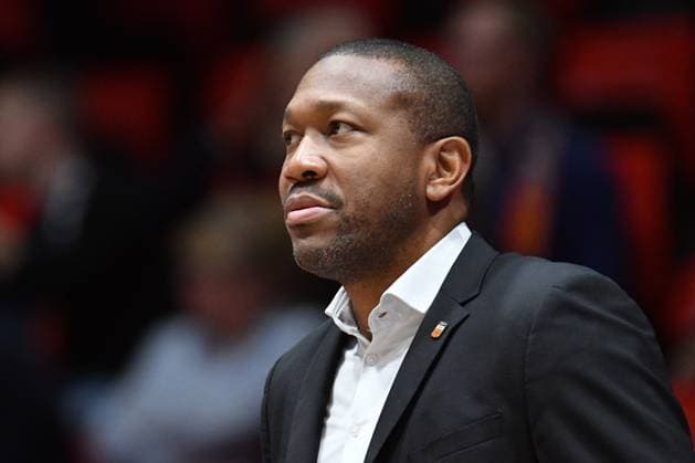 Tyron McCoy (Assistenztrainer, Assistant Coach, ratiopharm ulm). GER, NINERS Chemnitz vs. ratiopharm ulm, Basketball, BKT EuroCup, 5. Spieltag, Saison 2025 2026, 29.10.2025 GER, NINERS Chemnitz vs. ratiopharm ulm, Basketball, BKT EuroCup, 5. Spieltag, Saison 2025 2026, 29.10.2025 Chemnitz Copyright: xEibner-Pressefoto BertxHarzerx EP_BHR