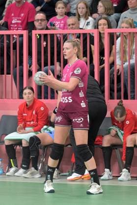 Naina Klein (TusSies Metzingen, 09) TusSies Metzingen vs. HSG Bensheim Auerbach, Handball, Alsco HBF, 5.Ligaspieltag, Saison 2025 2026, 29.10.2025 TusSies Metzingen vs. HSG Bensheim Auerbach, Handball, Alsco HBF, 5.Ligaspieltag, Saison 2025 2026, 29.10.2025 Tuebingen Copyright: xEibner-Pressefoto TobiasxBaurx EP_TBR