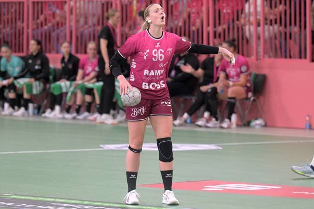 Charlotte Cholevova (TusSies Metzingen, 96) TusSies Metzingen vs. HSG Bensheim Auerbach, Handball, Alsco HBF, 5.Ligaspieltag, Saison 2025 2026, 29.10.2025 TusSies Metzingen vs. HSG Bensheim Auerbach, Handball, Alsco HBF, 5.Ligaspieltag, Saison 2025 2026, 29.10.2025 Tuebingen Copyright: xEibner-Pressefoto TobiasxBaurx EP_TBR