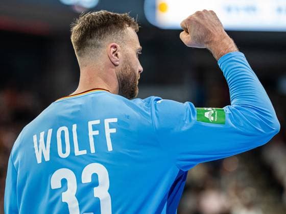 Andreas Wolff (Deutschland, 33) jubelt nach einer Parade, Deutschland vs. Island, Handball, Laenderspiel, Herren, Spielzeit 2025 2026, 30.10.2025, Deutschland vs. Island, Handball, Laenderspiel, Herren, Spielzeit 2025 2026, 30.10.2025 Nürnberg Copyright: xEibner-Pressefoto MichaelxSchmidx EP_MST