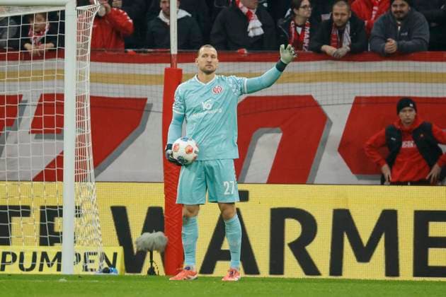 Robin Zentner (1.FSV Mainz, 27) , Deutschland, Fussball, 1. Bundesliga, 9.Spieltag, 2025 2026, 1.FSV Mainz vs. Werder Bremen, 01.11.2025, Mewa Arena, Mainz, Deutschland Mainz Mewa Arena Rheinland-Pfalz Deutschland Copyright: xGrantxHubbsx