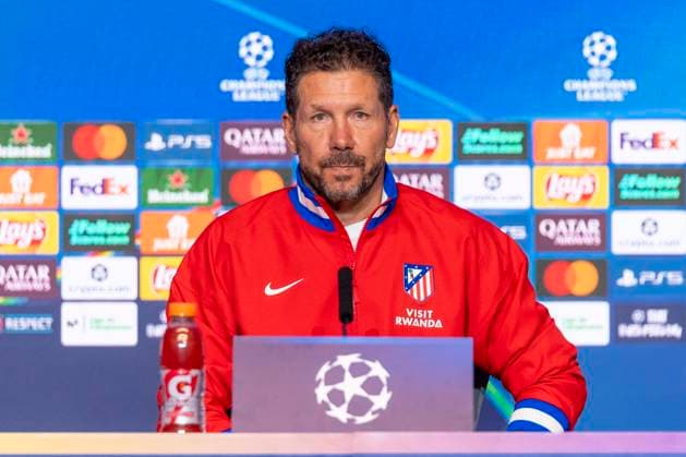November 3, 2025, Madrid, Madrid, Spain: DIEGO PABLO SIMEONE, head coach of ATLETICO DE MADRID speaking during the press conference, PK, Pressekonferenz prior to the Champions League match, group stage match 4, ATLETICO DE MADRID - UNION SG. November 3, 2025, Riyadh Air Metropolitan Stadium, Madrid, Spain. Madrid Spain - ZUMAc312 20251103_zsp_c312_052 Copyright: xOscarxManuelxSanchezx
