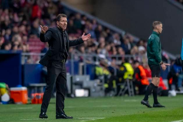 November 5, 2025, Madrid, Madrid, Spain: DIEGO PABLO SIMEONE, head coach of ATLETICO DE MADRID in action during the Champions League match, league match 4 between ATLETICO DE MADRID and ROYALE UNION SAINT-GILLOISE, held on November 4, 2025, at the Riad Air Metropolitano, Madrid, Spain. Madrid Spain - ZUMAc312 20251105_zsp_c312_148 Copyright: xOscarxManuelxSanchezx