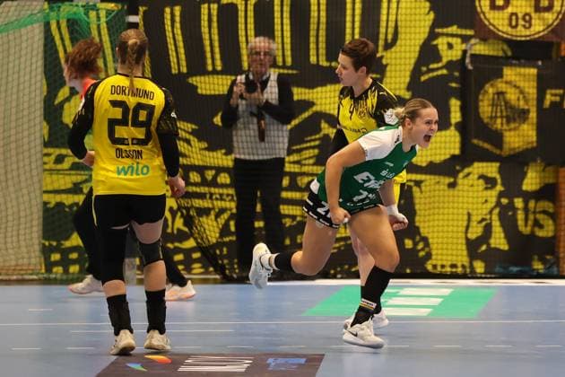 Joanna Granicka (VfL Oldenburg) GER, Borussia Dortmund gegen VfL Oldenburg, Handball, DHB-Pokal Frauen, Achtelfinale, Spielzeit 2025 2026, 05.11.2025 GER, Borussia Dortmund gegen VfL Oldenburg, Handball, DHB-Pokal Frauen, Achtelfinale, Spielzeit 2025 2026, 05.11.2025 Dortmund Copyright: xEibner-Pressefoto FrankxZeisingx EP_FZG