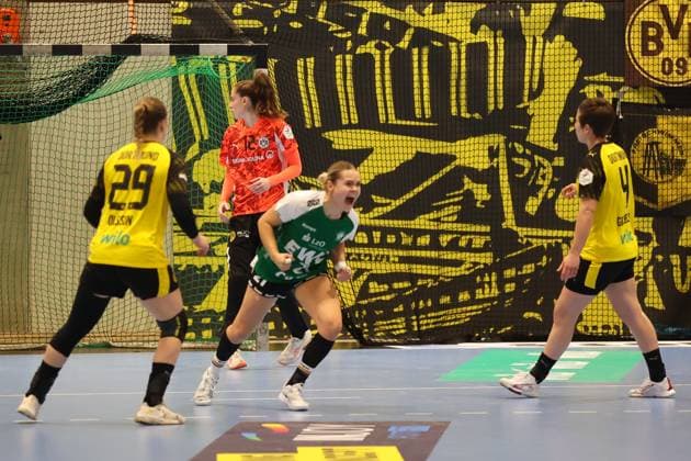 Joanna Granicka (VfL Oldenburg) GER, Borussia Dortmund gegen VfL Oldenburg, Handball, DHB-Pokal Frauen, Achtelfinale, Spielzeit 2025 2026, 05.11.2025 GER, Borussia Dortmund gegen VfL Oldenburg, Handball, DHB-Pokal Frauen, Achtelfinale, Spielzeit 2025 2026, 05.11.2025 Dortmund Copyright: xEibner-Pressefoto FrankxZeisingx EP_FZG