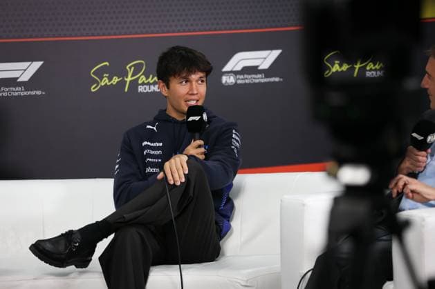 F1 - SAO PAULO GRAND PRIX 2025 press conference, PK, Pressekonferenz ALBON Alexander (tha), Williams Racing FW47, portrait during the 2025 Formula 1 Grande Premio de Sao Paulo, 2025 Sao Paulo Grand Prix, 21th round of the 2025 FIA Formula One World Championship, WM, Weltmeisterschaft from November 7 to 9, 2025 on the Interlagos, in Sao Paulo, Brazil - Sao PauloBrazil Copyright: xANTONINxVINCENTx