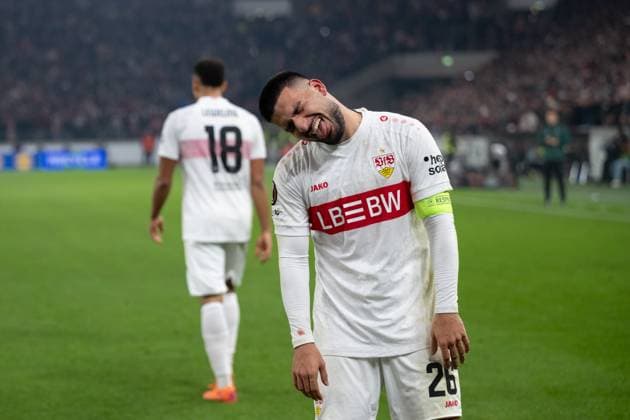 Tor zum 2.0 durch Deniz Undav (VfB Stuttgart 26), Jubel, Torjubel, bejubelt sein Tor. GER, VfB Stuttgart vs. Feyenoord Rotterdam, Fussball, UEFA Europa League, Herren, 4. Spieltag, Spielzeit 2025 2026, 06.11.2025, GER, VfB Stuttgart vs. Feyenoord Rotterdam, Fussball, UEFA Europa League, Herren, 4. Spieltag, Spielzeit 2025 2026, 06.11.2025 Stuttgart Copyright: xEibner-Pressefoto WolfgangxFrankx EP_WFK