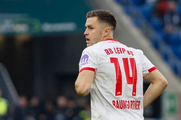 Christoph Baumgartner (RB Leipzig, 14) , Deutschland, Fussball, 1. Bundesliga, 10.Spieltag, 2025 2026, TSG Hoffenheim vs. RB Leipzig, 08.11.2025, PreZero Arena, Sinsheim, Deutschland Sinsheim PreZero Arena Baden-Württemberg Deutschland Copyright: xGrantxHubbsx