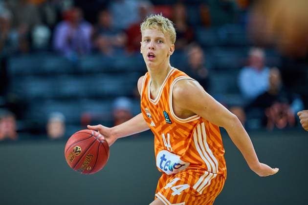 Portrait, Portraet, Freisteller von Teo Milicic (ratiopharm ulm, 44) GER, ratiopharm ulm vs. Cosea JL Bourg-en-Bresse, Basketball, 7. Spieltag, BKT EuroCup, Spielzeit 2025 2026, 11.11.2025 GER, ratiopharm ulm vs. Cosea JL Bourg-en-Bresse, Basketball, 7. Spieltag, BKT EuroCup, Spielzeit 2025 2026, 11.11.2025 Neu-Ulm Copyright: xEibner-Pressefoto GeraldxOelze-dexStoppanyx EP_ODS