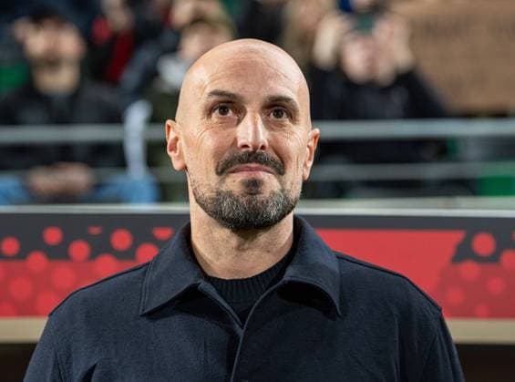 Fussball, Nachwuchs, Saison 2025 26, U21, U 21 EM-Qualifikation (Gruppe F, 6. Spieltag) in Fürth, Deutschland - Malta, Trainer Antonio Di Salvo (U21, Deutschland), 14.11 2025, Copyright: xSebastianxRäppold MatthiasxKochx