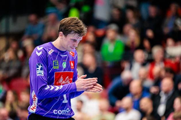 Malte Semisch (GWD Minden, 01) GER, GWD Minden vs. SC DHfK Leipzig, Handball, 1. Bundesliga, 12. Spieltag, Spielzeit 2025 2026, 14.11.2025 GER, GWD Minden vs. SC DHfK Leipzig, Handball, 1. Bundesliga, 12. Spieltag, Spielzeit 2025 2026, 14.11.2025 Luebbecke Copyright: xEibner-Pressefoto JanxRollingerx EP_JSK