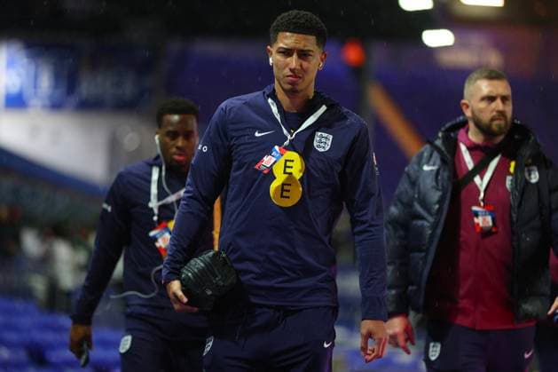 Birmingham, England, 14th November 2025. Jobe Bellingham of England U21, U 21 arrives before the England U21 vs Republic of Ireland U21 UEFA European Under-21 Championship Qualifier match at St Andrews, Birmingham. Picture credit should read: James Baylis Sportimage EDITORIAL USE ONLY. No use with unauthorised audio, video, data, fixture lists, club league logos or live services. Online in-match use limited to 120 images, no video emulation. No use in betting, games or single club league player publications. SPI_011_JB_ENG_U21_ROI_U21 SPI-4284-0011