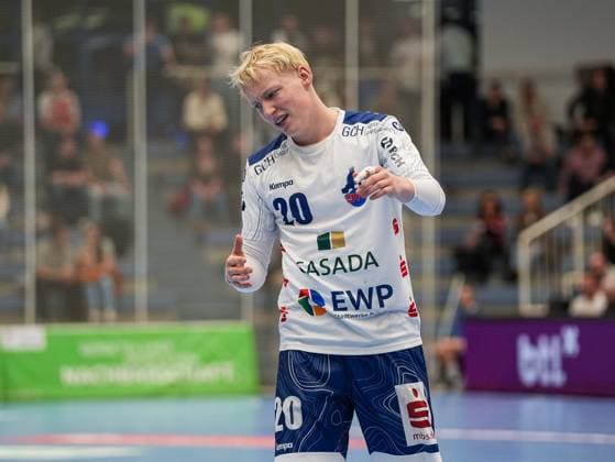 Tim Hildenbrand (1. VFL Potsdam, 20) ist frustriert TuSEM Essen vs. 1. VfL Potsdam, Handball, 2. Bundesliga, 11. Spieltag, Saison 2025 2026, 15.11.2025 TuSEM Essen vs. 1. VfL Potsdam, Handball, 2. Bundesliga, 11. Spieltag, Saison 2025 2026, 15.11.2025 Essen Copyright: xEibner-Pressefoto DamianxKruczynx EP_DKI