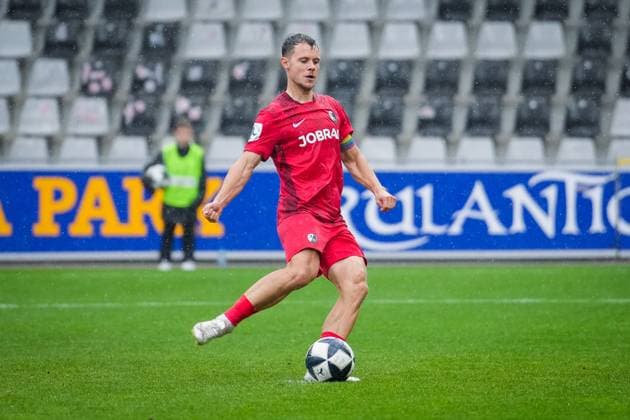 Deutschland, Fußball, Regionalliga Südwest, Saison 2025 2026, 17. Spieltag SC Freiburg II vs. 1 FSV Mainz 05 II Dreisamstadion (Freiburg): Fabian Rüdlin Rudlin (SC Freiburg II, 05) Tor, Torjubel, Emotionen, Torschuss, Freude, Jubel, Elfmeter, Freiburg Dreisamstadion Baden-Württemberg Deutschland Copyright: xFINLEYxMÖRCHx
