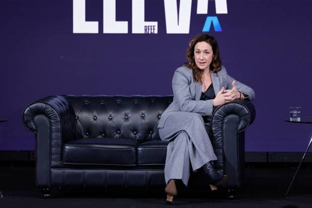 November 20, 2025, Las Rozas, Madrid, Spain: Nadine Kessler, Womenâ€⠢s Football Director at UEFA, attends during the International Womenâ€⠢s Football Congress 2025 ELEVA at Ciudad del Futbol on November 20, 2025, in Las Rozas, Madrid, Spain. Las Rozas Spain - ZUMAa181 20251120_zaa_a181_043 Copyright: xDennisxAgyemanx