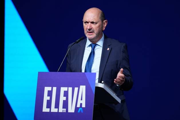 November 20, 2025, Las Rozas, Madrid, Spain: Rafael Louzan, President of the Royal Spanish Football Federation, attends during the International Womenâ€⠢s Football Congress 2025 ELEVA at Ciudad del Futbol on November 20, 2025, in Las Rozas, Madrid, Spain. Las Rozas Spain - ZUMAa181 20251120_zaa_a181_045 Copyright: xDennisxAgyemanx
