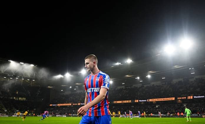 Adam Wharton of Crystal Palace Wolverhampton Wanderers v Crystal Palace, Premier League, Football, Molineux, Wolverhampton, UK - 22 Nov 2025Wolverhampton Molineux United Kingdom EDITORIAL USE ONLY No use with unauthorised audio, video, data, fixture lists, club league logos or live services. Online in-match use limited to 120 images, no video emulation. No use in betting, games or single club league player publications. Copyright: xAnnaxGowthorpe Shutterstockx 15860649at