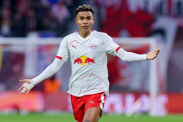 Antonio Nusa (RB Leipzig) gestikuliert, Bundesliga, RB Leipzig v SV Werder Bremen, Red Bull Arena am 23. November 2025 in Leipzig, Deutschland. (Foto von Marco Steinbrenner DeFodi Images) Antonio Nusa (RB Leipzig) gestures, Bundesliga, RB Leipzig v SV Werder Bremen, Red Bull Arena, November 23, 2025 in Leipzig, Germany. (Photo by Marco Steinbrenner DeFodi Images) DFL regulations prohibit any use of photographs as image sequences and or quasi-video.