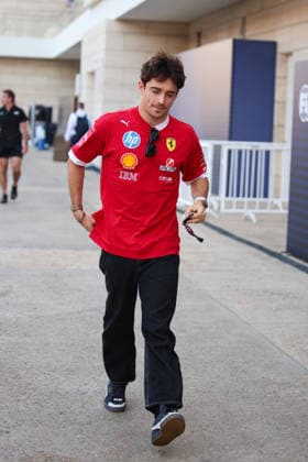 Charles Leclerc (Scuderia Ferrari HP, 16) , QAT, Formel 1 Weltmeisterschaft, Qatar Grand Prix, Doha, Lusail, Lusail International Circuit, Media Day, 27.11.2025 QTR, Formel 1 Weltmeisterschaft, Qatar Grand Prix, Doha, Lusail, Lusail International Circuit, Media Day, 27.11.2025 Doha Copyright: xEibner-Pressefoto AnnikaxGrafx EP_AGF