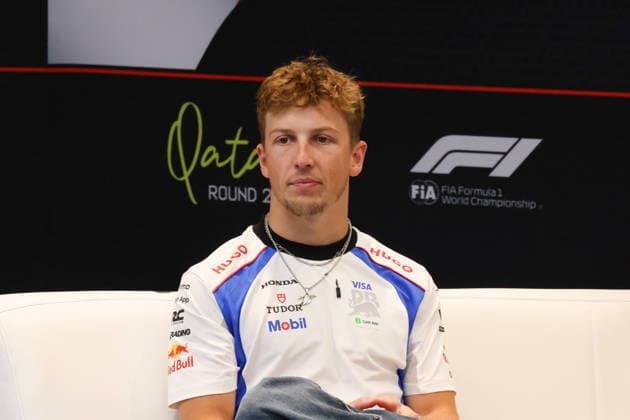 Liam Lawson (Visa Cash App Racing Bulls Formula One Team, , 30) , QAT, Formel 1 Weltmeisterschaft, Qatar Grand Prix, Doha, Lusail, Lusail International Circuit, Media Day, 27.11.2025 QTR, Formel 1 Weltmeisterschaft, Qatar Grand Prix, Doha, Lusail, Lusail International Circuit, Media Day, 27.11.2025 Doha Copyright: xEibner-Pressefoto AnnikaxGrafx EP_AGF