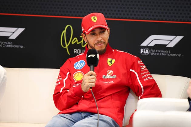Lewis Hamilton (Scuderia Ferrari HP, 44) , QAT, Formel 1 Weltmeisterschaft, Qatar Grand Prix, Doha, Lusail, Lusail International Circuit, Media Day, 27.11.2025 QTR, Formel 1 Weltmeisterschaft, Qatar Grand Prix, Doha, Lusail, Lusail International Circuit, Media Day, 27.11.2025 Doha Copyright: xEibner-Pressefoto AnnikaxGrafx EP_AGF