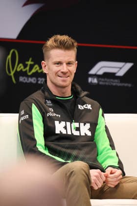 Nico Huelkenberg (Stake F1 Team Kick Sauber, 27) , QAT, Formel 1 Weltmeisterschaft, Qatar Grand Prix, Doha, Lusail, Lusail International Circuit, Media Day, 27.11.2025 QTR, Formel 1 Weltmeisterschaft, Qatar Grand Prix, Doha, Lusail, Lusail International Circuit, Media Day, 27.11.2025 Doha Copyright: xEibner-Pressefoto AnnikaxGrafx EP_AGF