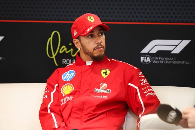 Lewis Hamilton (Scuderia Ferrari HP, 44) , QAT, Formel 1 Weltmeisterschaft, Qatar Grand Prix, Doha, Lusail, Lusail International Circuit, Media Day, 27.11.2025 QTR, Formel 1 Weltmeisterschaft, Qatar Grand Prix, Doha, Lusail, Lusail International Circuit, Media Day, 27.11.2025 Doha Copyright: xEibner-Pressefoto AnnikaxGrafx EP_AGF
