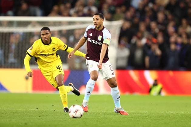 Rayan Raveloson of BDC Young Boys and Youri Tielemans of Aston Villa Aston Villa v Young Boys, UEFA Europa League, Group Stage, Football, Villa Park, Birmingham, UK- 27 Nov 2025Birmingham Villa Park United Kingdom EDITORIAL USE ONLY No use with unauthorised audio, video, data, fixture lists, club league logos or live services. Online in-match use limited to 120 images, no video emulation. No use in betting, games or single club league player publications. Copyright: xRyanxBrowne Shutterstockx 15928061x