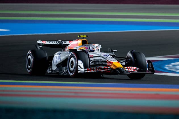 Liam Lawson (Visa Cash App Racing Bulls F1 Team, Neuseeland, 30) im VCARB 02, QTR, Formel 1 Weltmeisterschaft, Qatar Grand Prix, Lusail International Circuit, Freies Training, 28.11.2025 QTR, Formel 1 Weltmeisterschaft, Qatar Grand Prix, Lusail International Circuit, 28.11.2025 Lusail Copyright: xEibner-Pressefoto Memmlerx EP_MMR