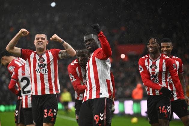 Brian Brobbey of Sunderland celebrates scoring their third goal Sunderland v AFC Bournemouth, Premier League, Football, Stadium of Light, Sunderland, UK - 29 Nov 2025Sunderland Stadium of Light United Kingdom EDITORIAL USE ONLY No use with unauthorised audio, video, data, fixture lists, club league logos or live services. Online in-match use limited to 120 images, no video emulation. No use in betting, games or single club league player publications. Copyright: xRichardxLee Shutterstockx 15941576ae