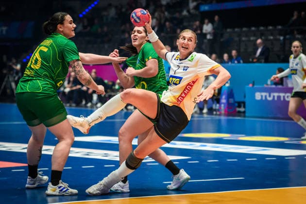 Linn Blohm (Schweden, 7) GER, Schweden - Brasilien, Handball Weltmeisterschaft, Vorrunde, Gruppe G, 01.12.2025 GER, Schweden - Brasilien, Handball Weltmeisterschaft, Vorrunde, Gruppe G, 01.12.2025 Stuttgart Copyright: xSandyxDinkelackerx EP_SDR