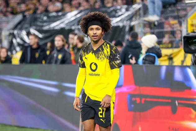 Karim Adeyemi (Borussia Dortmund) GER, Borussia Dortmund gegen Bayer Leverkusen, Fussball, DFB-Pokal, Achtelfinale, Spielzeit 2025 2026, 02.12.2025 DFL REGULATIONS PROHIBIT ANY USE OF PHOTOGRAPHS AS IMAGE SEQUENCES AND OR QUASI-VIDEO GER, Borussia Dortmund gegen Bayer Leverkusen, Fussball, DFB-Pokal, Achtelfinale, Spielzeit 2025 2026, 02.12.2025 Dortmund Copyright: xEibner-Pressefoto FrankxZeisingx EP_FZG