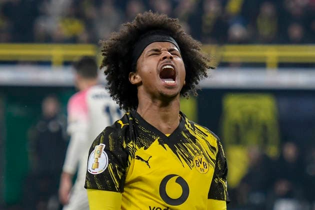 Karim Adeyemi (Dortmund 27) Portrait, halbportrait, Bild, einzel, Einzelaufnahme, picture, single, solo, alleine, 02.12.2025 Fussball Borussia Dortmund vs Bayer Leverkusen, Signal Iduna Park, Dortmund, DFB DFL REGULATIONS PROHIBIT ANY USE OF PHOTOGRAPHS AS IMAGE SEQUENCES AND OR QUASI-VIDEO