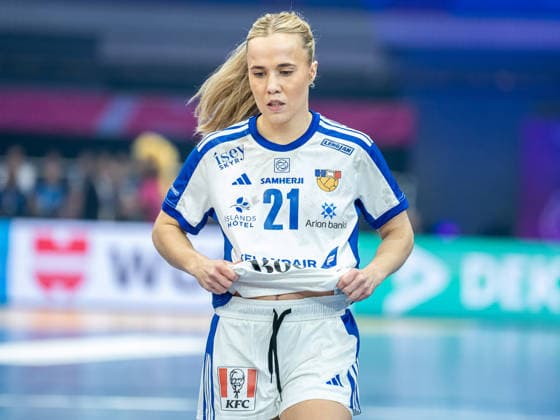 Sandra Erlingsdottir (Island, 21), Spanien vs. Island, Handball, Weltmeisterschaft, Frauen, Spielzeit 2025 2026, 04.12.2025, Spanien vs. Island, Handball, Weltmeisterschaft, Frauen, Spielzeit 2025 2026, 04.12.2025 Dortmund Copyright: xEibner-Pressefoto MichaelxSchmidx EP_MST