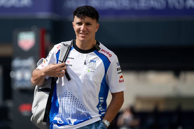 Isack Hadjar (Visa Cash App Racing Bulls F1 Team, Frankreich, 06), UAE, Formel 1 Weltmeisterschaft, Abu Dhabi Grand Prix, Yas Marina Circuit, Media Day, 04.12.2025 UAE, Formel 1 Weltmeisterschaft, Abu Dhabi Grand Prix, Yas Marina Circuit, Media Day, 04.12.2025 Yas Marina Island Copyright: xEibner-Pressefoto Memmlerx EP_MMR