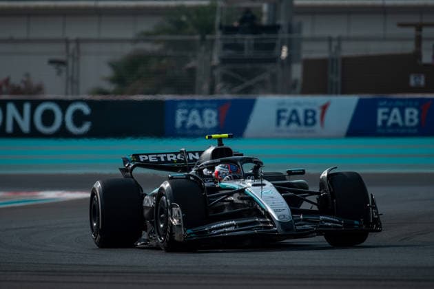Andrea Kimi Antonelli (Mercedes-AMG Petronas F1 Team, Italien, 12) im F1 W16, UAE, Formel 1 Weltmeisterschaft, Abu Dhabi Grand Prix, Yas Marina Circuit, Freies Training, 05.12.2025 UAE, Formel 1 Weltmeisterschaft, Abu Dhabi Grand Prix, Yas Marina Circuit, Freies Training, 05.12.2025 Yas Marina Island Copyright: xEibner-Pressefoto Memmlerx EP_MMR