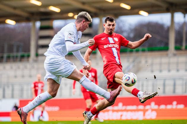 v.l. Alessio Besio (SC Verl, 23), Semi Belkahia (TSV Havelse 1912, 06) GER, TSV Havelse 1912 vs. SC Verl, Fussball, 3. Liga, 17. Spieltag, Spielzeit 2025 2026, 06.12.2025 DFL Regulations prohibit any use of photographers as image sequences and or quasi-video. GER, TSV Havelse 1912 vs. SC Verl, Fussball, 3. Liga, 17. Spieltag, Spielzeit 2025 2026, 06.12.2025 Hannover Copyright: xEibner-Pressefoto JanxRollingerx EP_JSK