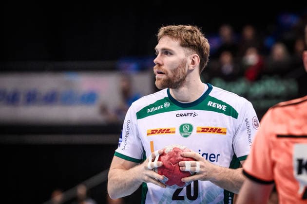 William Bogojevic (SC DHfK Leipzig, 20) GER, TVB Stuttgart - SC DHfK Leipzig, DAIKIN HBL, Handball, Bundesliga, 15. Spieltag, Spielzeit 2025 2026, 07.12.2025 GER, TVB Stuttgart - SC DHfK Leipzig, DAIKIN HBL, Handball, Bundesliga, 15. Spieltag, Spielzeit 2025 2026, 07.12.2025 Stuttgart Copyright: xSandyxDinkelackerx EP_SDR