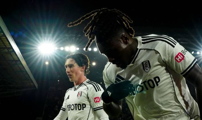 Harry Wilson and Calvin Bassey of Fulham Fulham v Crystal Palace, Premier League, Football, Craven Cottage, London, UK - 07 Dec 2025London Craven Cottage United Kingdom EDITORIAL USE ONLY No use with unauthorised audio, video, data, fixture lists, club league logos or live services. Online in-match use limited to 120 images, no video emulation. No use in betting, games or single club league player publications. Copyright: xJavierxGarcia Shutterstockx 16009431ca