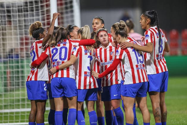 ESP, Madrid, Atletico Madrid vs FC Bayern München, Women s Champions League, Fussball, UEFA, Spielzeit 2025 2026, Centro Deportivo Wanda Alcala de Henares, 5. Spieltag im Bild: Vilde Boe Risa, Tor, Freude, Jubel und Emotion (Gol, alegria, jubilo y emocion) DFB DFL REGULATIONS PROHIBIT ANY USE OF PHOTOGRAPHS AS IMAGE SEQUENCES AND OR QUASI-VIDEO, 10.12.2025 Copyright: HMBxMedia HendrikxHamelau
