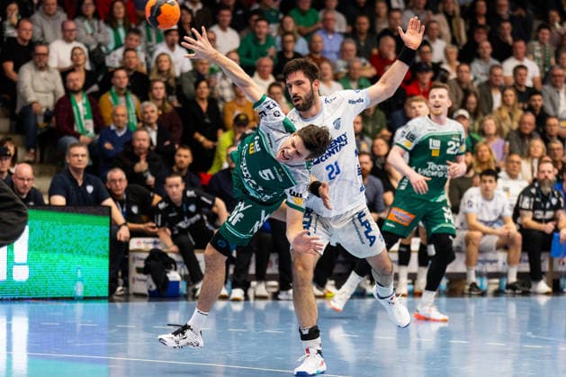 Rutger TEN VELDE (FRISCH AUF! Goeppingen, 05) GER, FRISCH AUF! Goeppingen vs. TBV Lemgo, Handball, Bundesliga, 16. Spieltag, Spielzeit 2025 2026, 10.12.2025, GER, FRISCH AUF! Goeppingen vs. TBV Lemgo, Handball, Bundesliga, 16. Spieltag, Spielzeit 2025 2026, 10.12.2025, Goeppingen Copyright: xEibnerxPressefoto OliverxSchmidtx EP_OST
