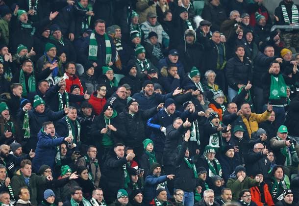 Fans of Ferencvaros react Ferencvaros v Rangers, UEFA Europa League, Group Stage, Football, Groupama Arena, Budapest, Hungary - 11 Dec 2025Budapest Groupama Arena Hungary EDITORIAL USE ONLY No use with unauthorised audio, video, data, fixture lists, club league logos or live services. Online in-match use limited to 120 images, no video emulation. No use in betting, games or single club league player publications. Copyright: xMichaelxZemanek Shutterstockx 16080575bo