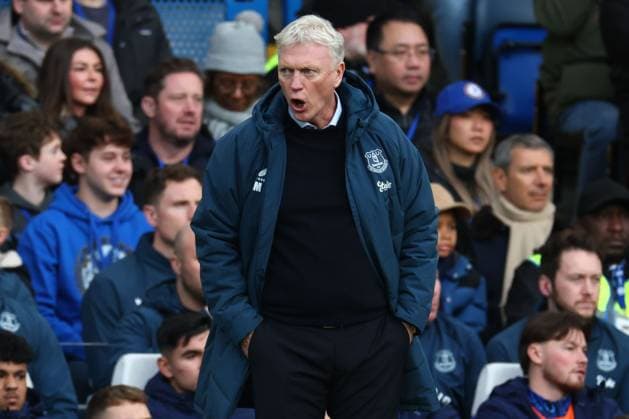 David Moyes manager of Everton Chelsea v Everton, Premier League, Football, Stamford Bridge, London, UK - 13 Dec 2025London Stamford Bridge United Kingdom EDITORIAL USE ONLY No use with unauthorised audio, video, data, fixture lists, club league logos or live services. Online in-match use limited to 120 images, no video emulation. No use in betting, games or single club league player publications. Copyright: xSimonxDael Shutterstockx 16081503aj