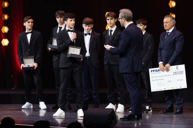 FFSA - LES TROPHEES DU AUTOMOBILE 2025 MUNOZ Alexandre, Vainqueur du Championnat de France F4 FIA, action during Les Trophà es du Sport Automobile 2025 at Salle Pleyel, on December 18, 2025 in Paris, France - ParisFrance Copyright: xJULIENxDELFOSSEx
